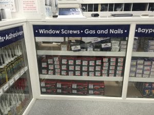 Upvc Trade Counter Window Screws & Gas And Nails