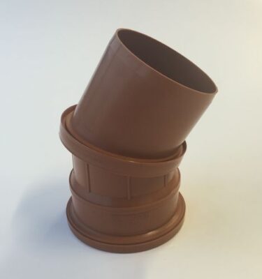 110mm Underground Drainage 0-30 degree Single Socket Adjustable Bend