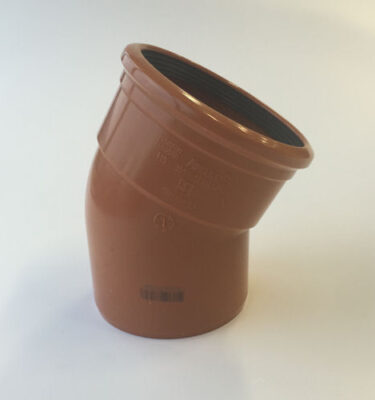 Underground Drainage 30 Degree Single Socket Bend