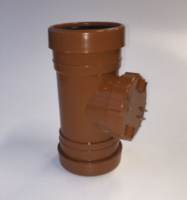 110mm UG Double Socket Access Pipe EN1401