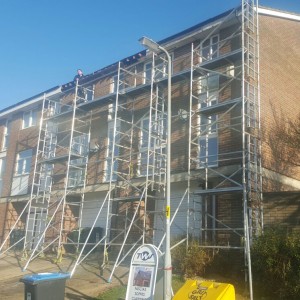 Upvc Fascias soffits guttering fitted to a town house in hemel hempstead