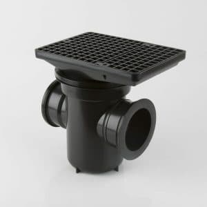 110mm Underground Drainage Brett Martin Rectangle Top Bottle Gully