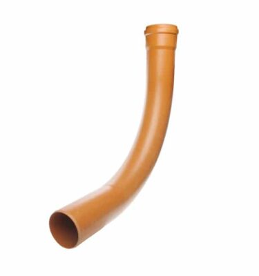 110mm Underground Drainage 90 degree Long Radius Bend