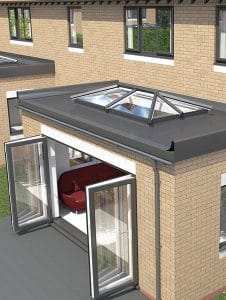 upvc sky pod roof lantern